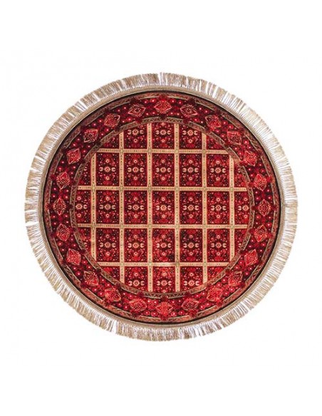 Machine-woven Circular Carpet With Bijan Pattern Rc-162 full view