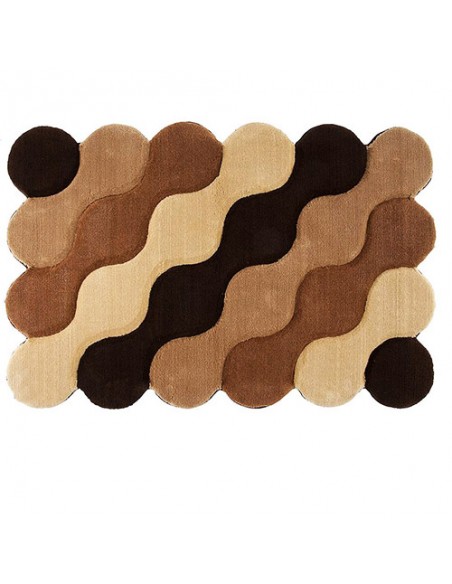 Zarbaf Decorative Doormat With Wave Pattern Rc-161 full view
