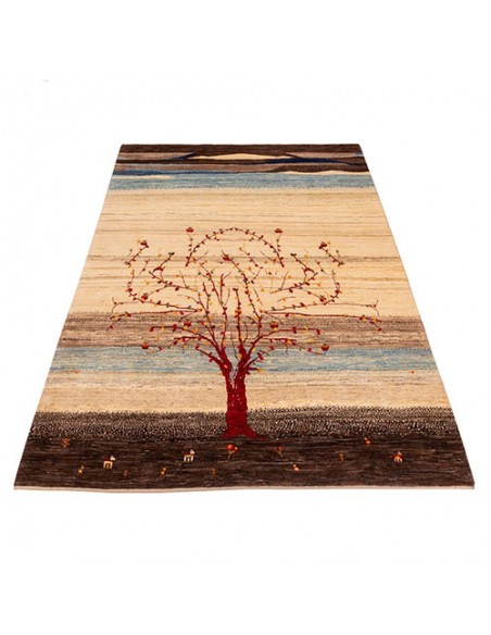 Hand-woven Gabbeh Rc-159 full view Hand-woven Gabbeh Rc-159 full view