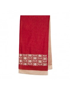 Floral-crimson-scarf 2