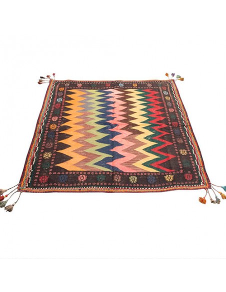 50 Years Old Hand-woven Kilim Rc-158 full view