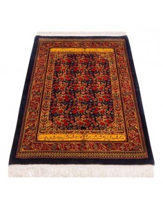Tabriz Hand-woven Silk Carpet Rc-154 full view