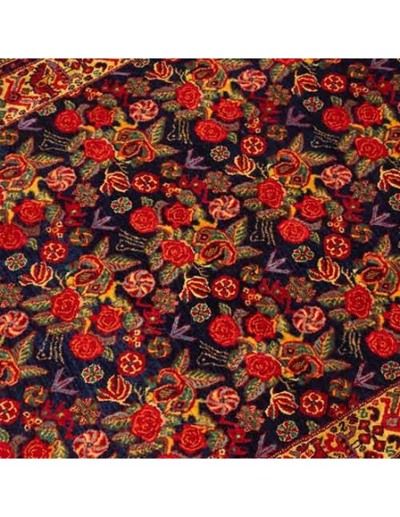 Tabriz Hand-woven Silk Carpet Rc-154 details