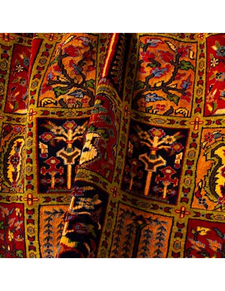 Khorasan Hand-woven Silk Carpet Rc-165 zoom in