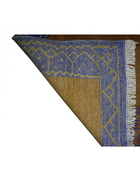Zanjan Hand-woven Area Carpet Rc-166 back view