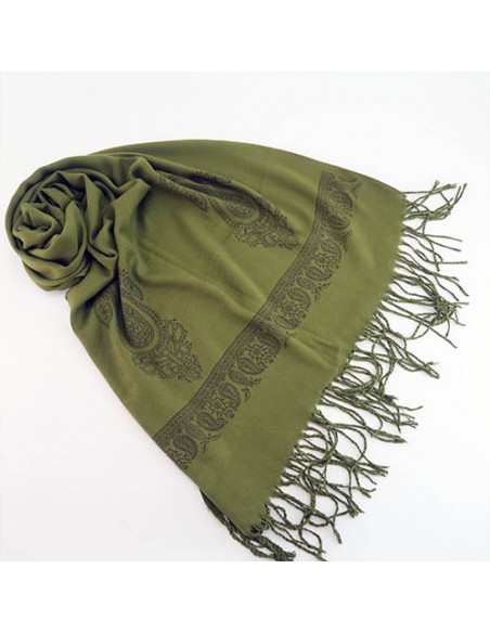 paisley-printed-scarf-green