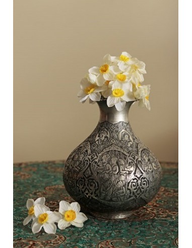 handmade metal pot