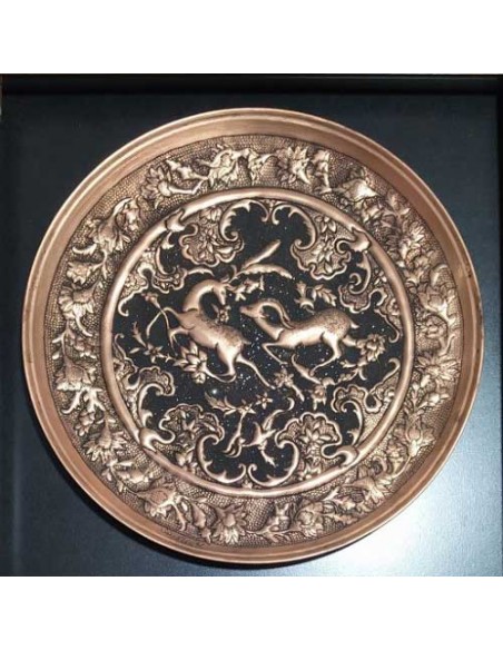 Handmade copper plate