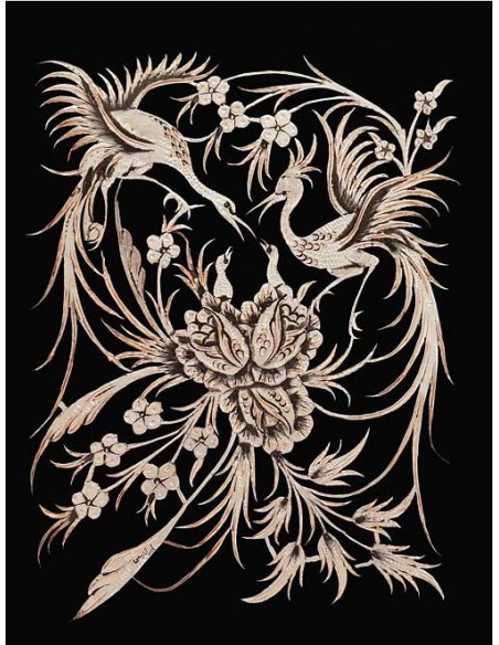 Unique Metal Engraving Wall Panel ZI