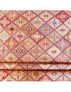 Tabriz Hand-woven Silk Kilim With Imaginary Design Rc-173 full view 2