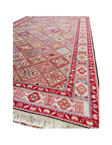 Tabriz Hand-woven Silk Kilim With Imaginary Design Rc-173 right view
