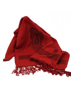 paisley-printed-scarf-red