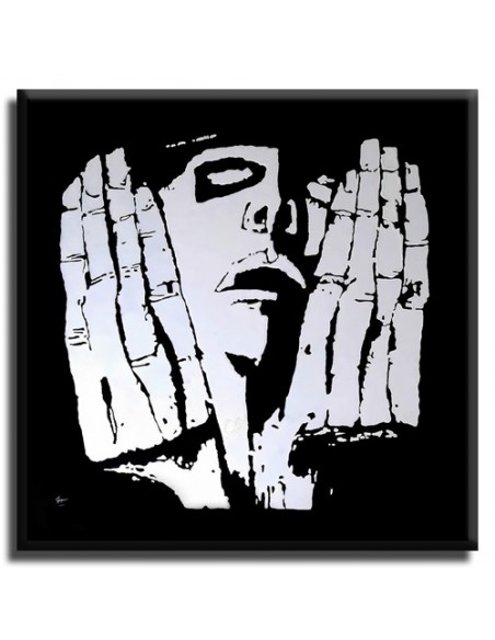 Decorative abstract painting "Ambiguous AG-72" Full View