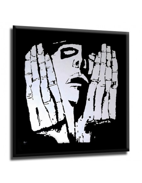 Decorative abstract painting "Ambiguous AG-72" Left Angle