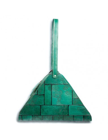 Handmade Triangular Leather Shoulder Bag | Special Bag