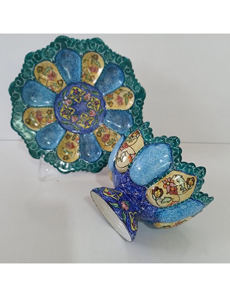 Hand Painted Classy Bowl & Plate SV