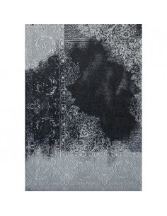 Machine-woven 4'X7' Grey Vintage Rug Rc-179 2