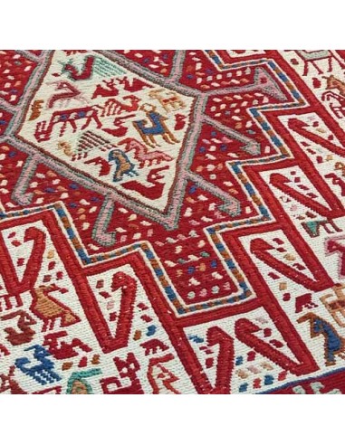Tabriz Hand-woven Kilim With Imaginary Design Rc-184 center view