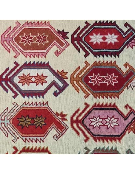 Tabriz Hand-woven Wool Kilim Rc-186 details