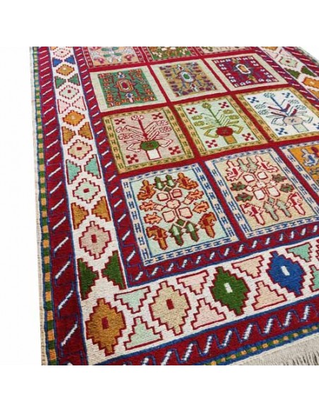 Tabriz Hand-woven Runner Kilim Rc-187 up view