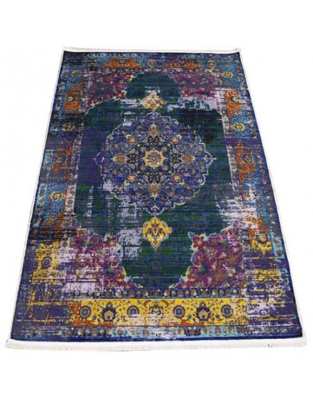 Machine-woven Artifical Silk Rug Rc-189 full view