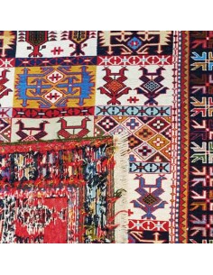 Tabriz Hand-woven Wool Kilim With Imaginary Design Rc-190 full view 2