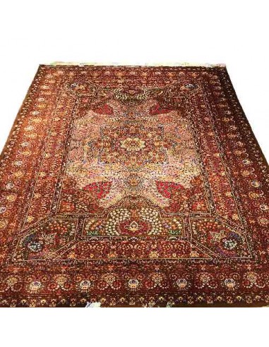 Qom Hand-woven All Silk Carpet Rc-193 full view