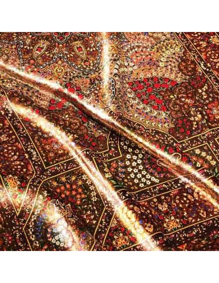 Qom Hand-woven All Silk Carpet Rc-193 zoom in