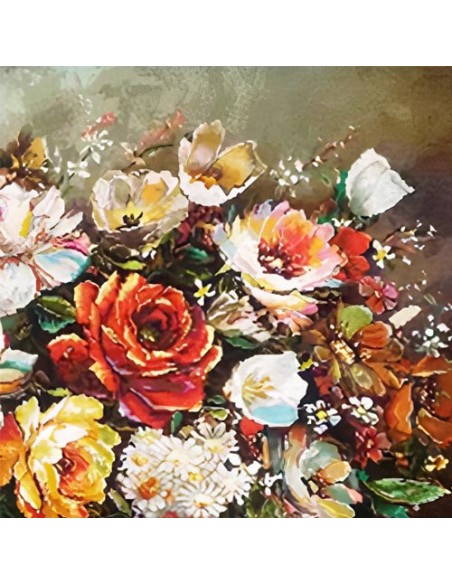 "Flower Basket AG-123" 100% hand-made tableau rug (pictorial carpet) zoom in "Flower Basket AG-123" 100% hand-made tableau rug (pictorial carpet) zoom in