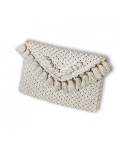 Handmade Macrame Clutch Bag| High-quality Macrame Lined Bag