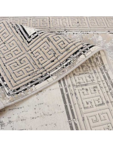 Machine-woven Artificial Silk Vintage Rug Rc-198 back view