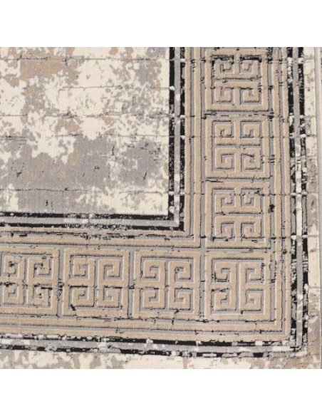 Machine-woven Artificial Silk Vintage Rug Rc-198 side view