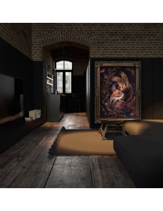 Persian miniature wall rug 2