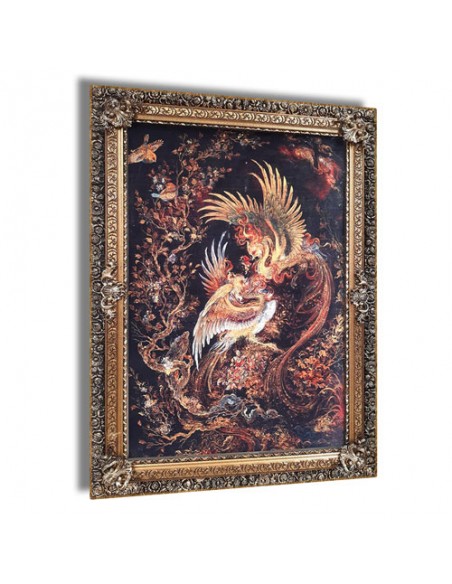 "Phoenix Fight AG-723" miniature machine-made tableau rug (tableau rug)