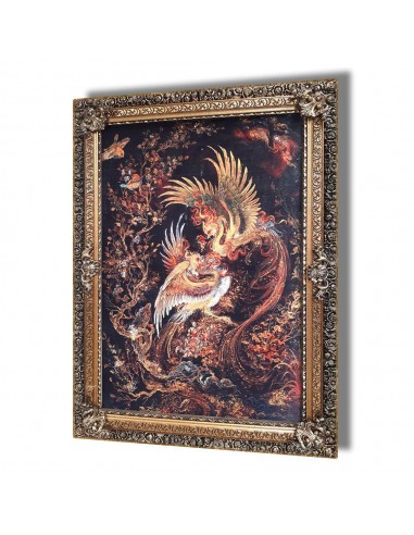 "Phoenix Fight AG-723" miniature machine-made tableau rug (tableau rug)