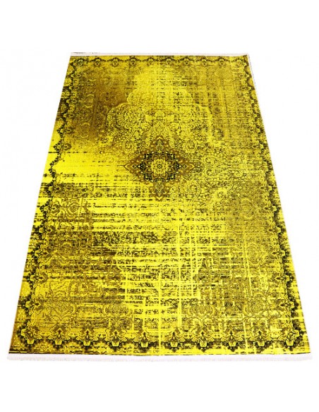 Machine-woven Artificial Silk Vintage Rug Rc-199 full view