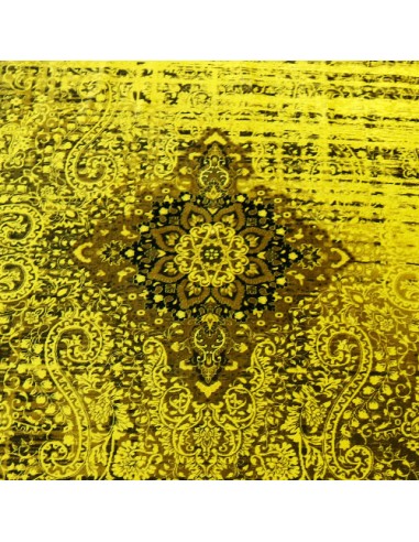 Machine-woven Artificial Silk Vintage Rug Rc-199 center view