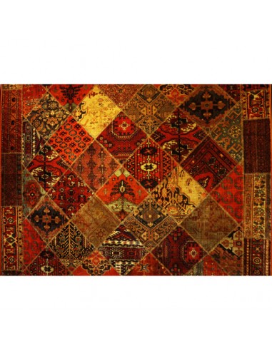 Machine-woven Collage Carpet Rc-200 center view