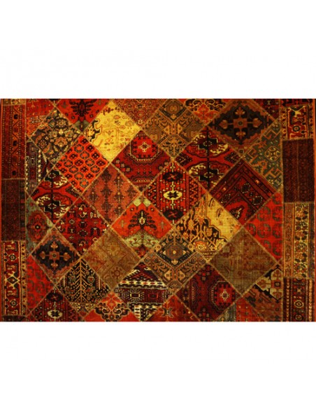 Machine-woven Collage Carpet Rc-200 center view