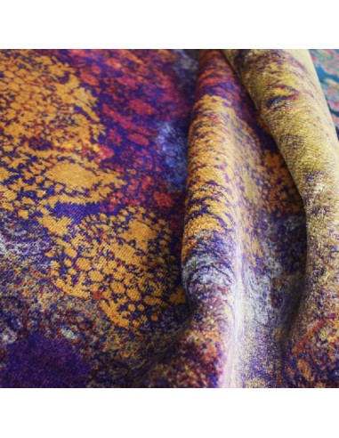 Machine-woven Purple, Yellow, Orange, Blue Area Rug Rc-205 zoom in