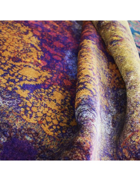 Machine-woven Purple, Yellow, Orange, Blue Area Rug Rc-205 zoom in Machine-woven Purple, Yellow, Orange, Blue Area Rug Rc-205 zoom in