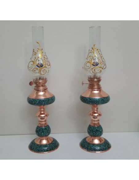 Turquoise Oil Lamp