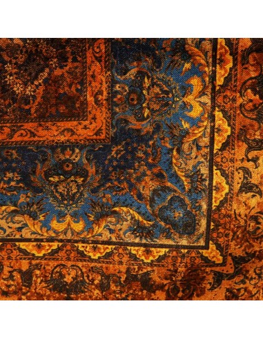 Machine-woven Artificial Silk Rug Rc-209 side view