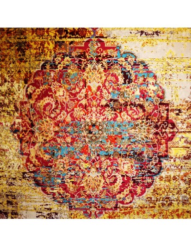 Machine-woven Artificial Silk Rug Rc-210