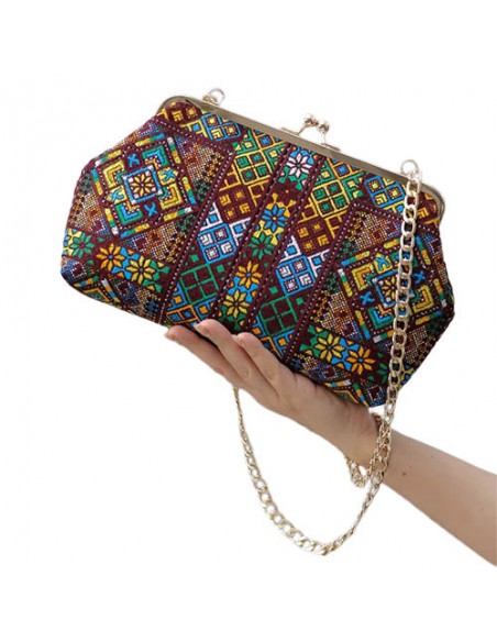 Handmade Needlepoint Clutch Bag | Bag with Detachable Strap Handmade Needlepoint Clutch Bag | Bag with Detachable Strap