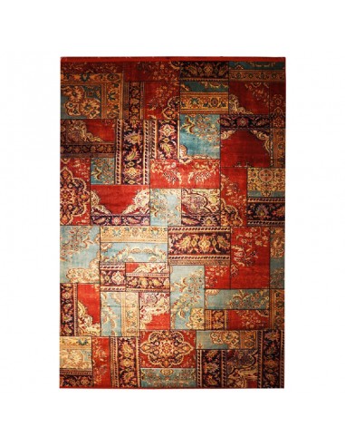 Machine-woven Collage Area Rug Rc-212 full view
