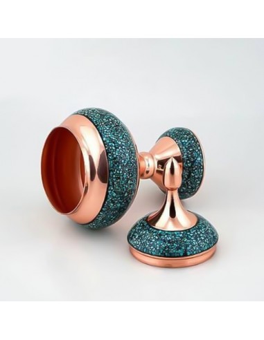 Decorative Turquoise Copper Candy Bowl SV2