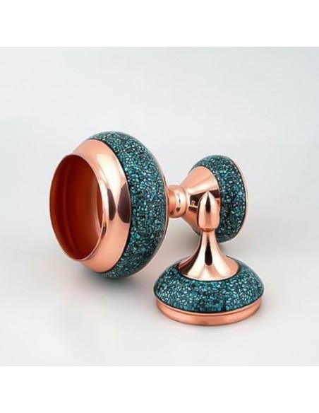 Decorative Turquoise Copper Candy Bowl SV2 Decorative Turquoise Copper Candy Bowl SV2