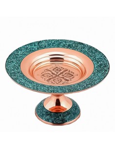 Turquoise Confectionery Serving Dish FV