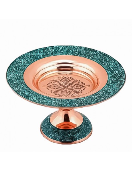 Turquoise Confectionery Serving Dish FV Turquoise Confectionery Serving Dish FV